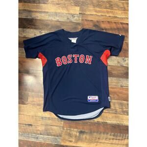 Majestic Boston Red Sox Authentic Collection #18 Pull Over Jersey